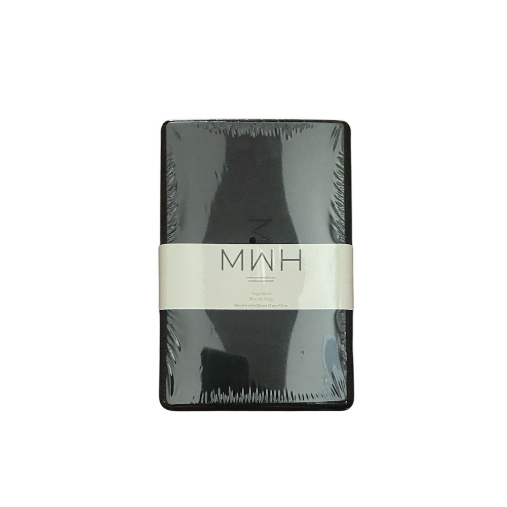 Melissa Wood Health Black Yoga Block